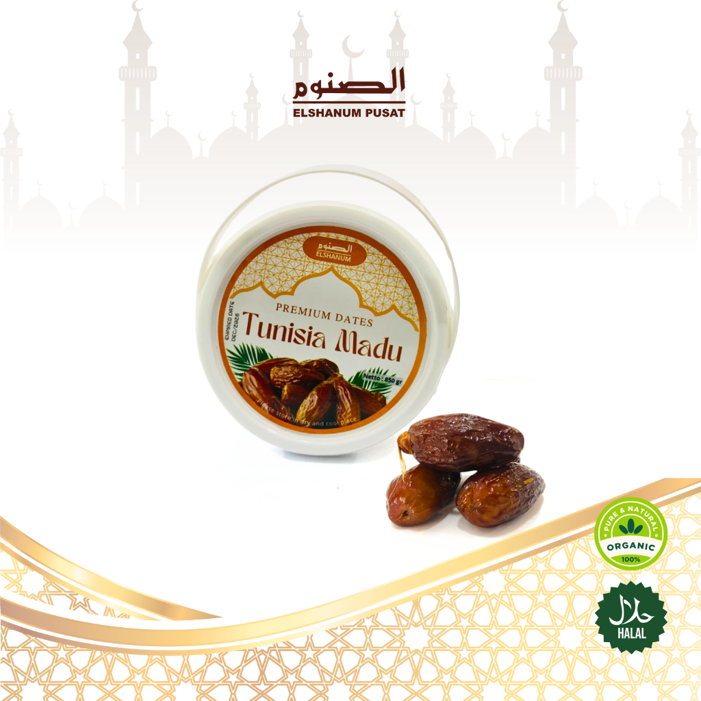

Kurma Tunisia Madu Ember | Kurma Nabi Ember Asli Madinah Premium 850gr | Kurma Madinah Elshanum