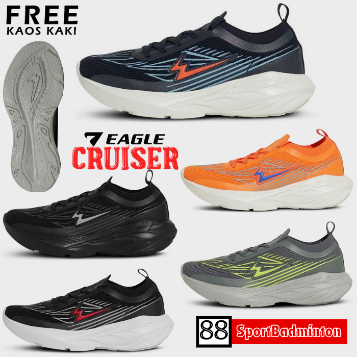 EAGLE CRUISER Running Daily Running LifeStyle Shoes - Sepatu Running Pria Wanita Original Eagle