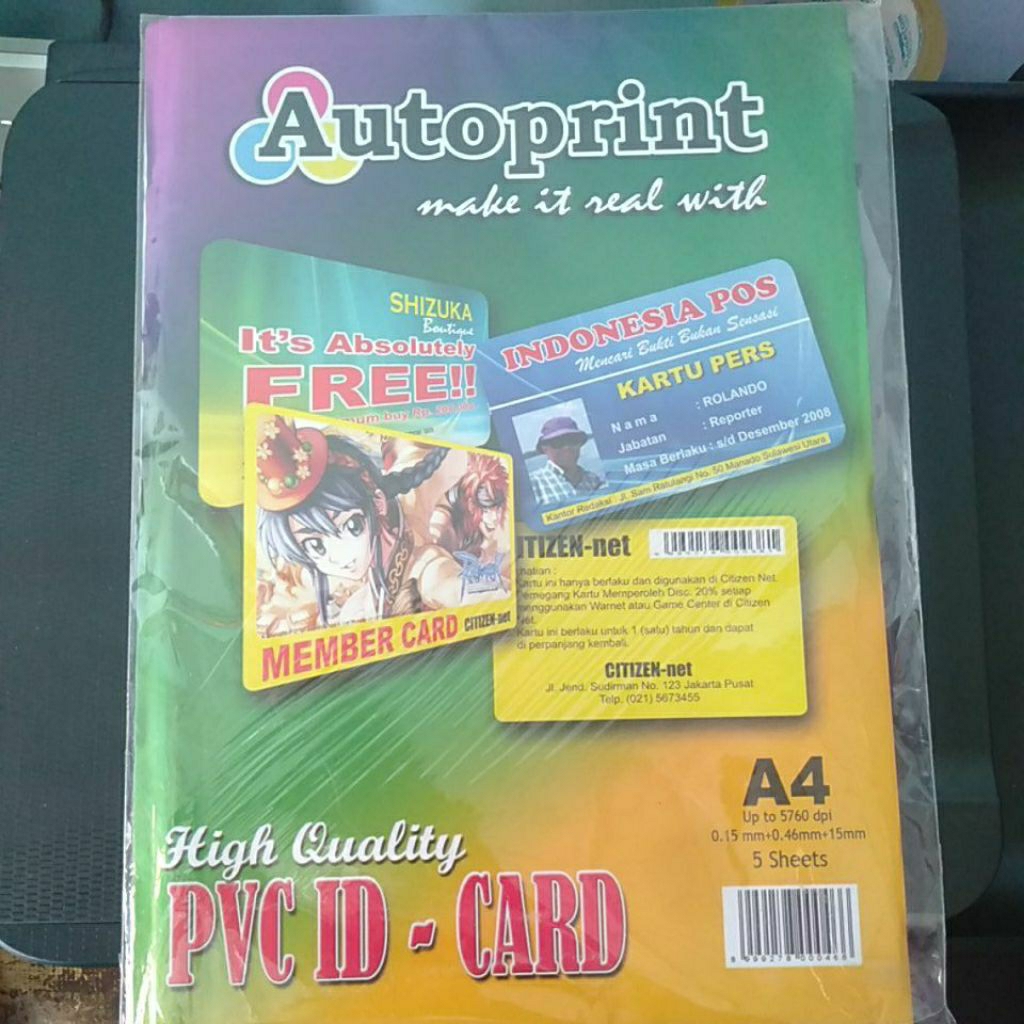 

PVC ID CARDbahanmembuatkartunama,kartupers,kartupelajar