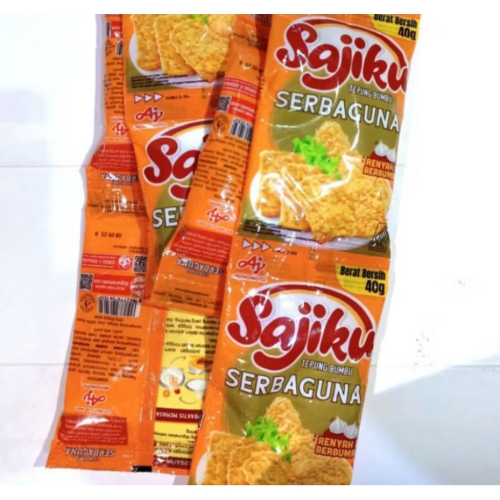 

sajiku tepung bumbu serbaguna 1 renceng isi 10 pcs