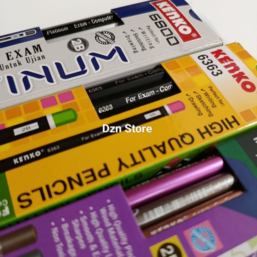 

SELUSIN ( 12 PCS ) Pensil 2B Kenko type 6363