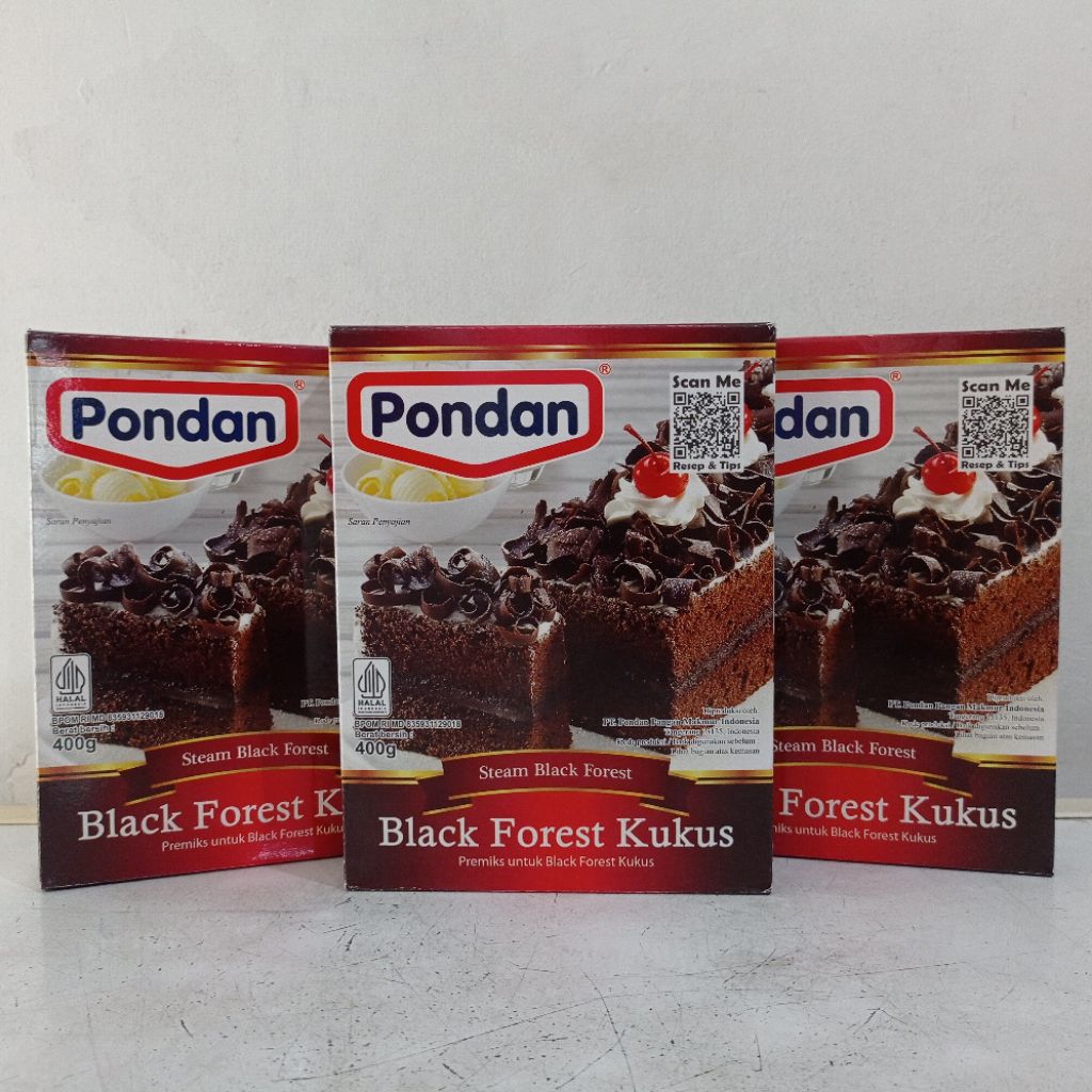 

Pondan premiks black forest kukus 400 gram | pondan black forest kukus