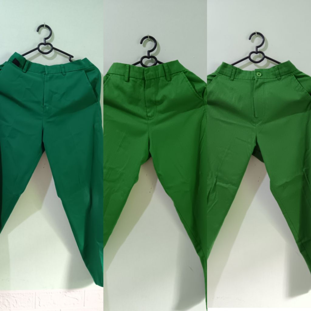 Celana Sekolah SD Hijau Preloved