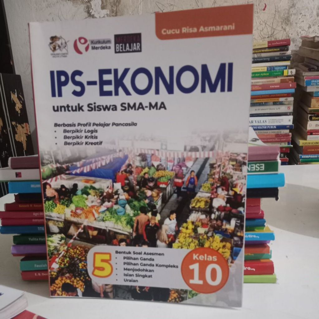 buku IPS Ekonomi SMA kelas 1-10 penerbit yrama widya