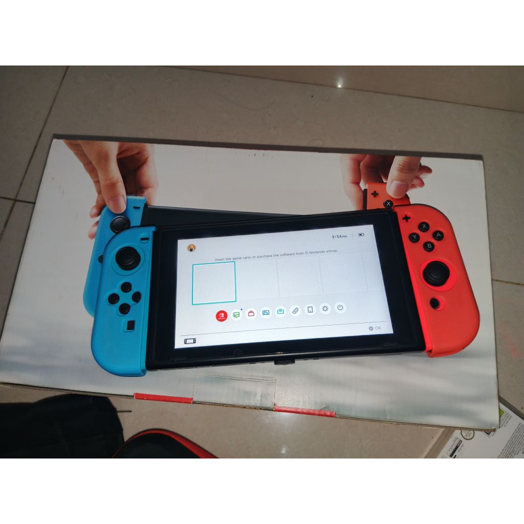Nintendo switch v1 ofw fullset like new