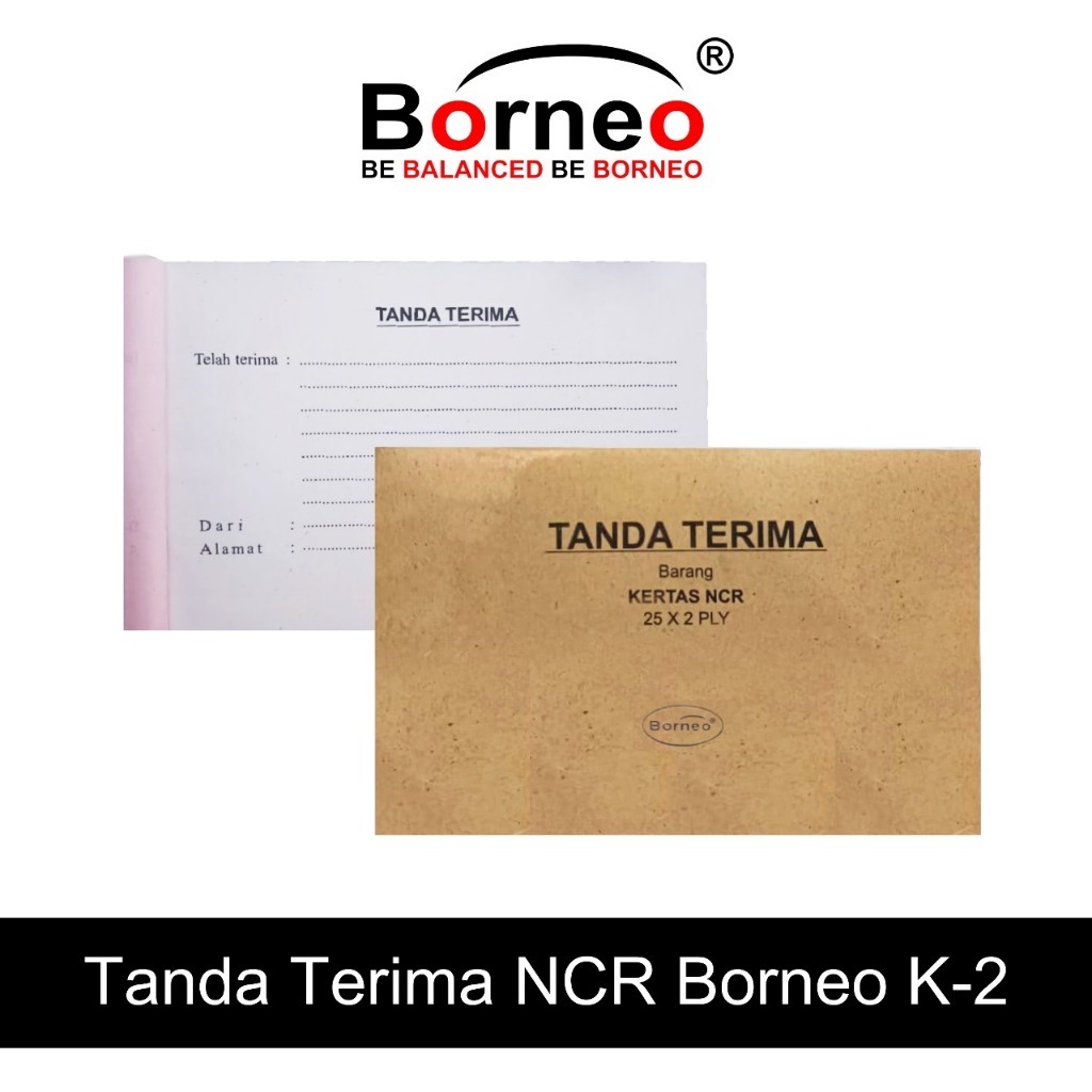 

1 PACK TANDA TERIMA BARANG 2 PLY KECIL ISI 10 MERK BORNEO