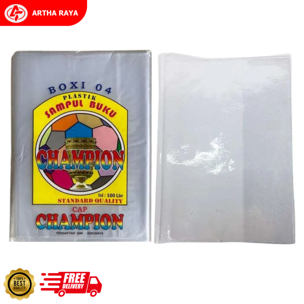 

Sampul Plastik Bening Champion Ukuran Boxi / Bigboss [1 PCS]