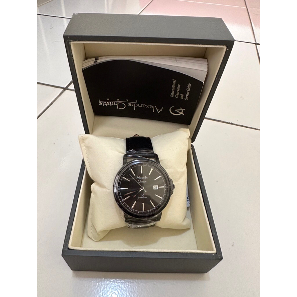 Jam Tangan Pria Alexandre Christie Primo Steel Original
