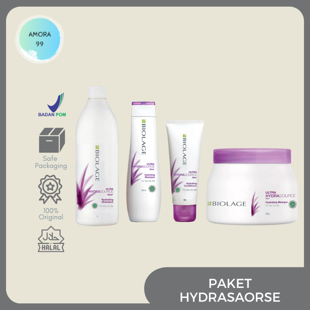 Amora || MATRIX Biolage Ultra Hydrasource Shampoo 200 ml || Matrix Biolage Conditioner|| Matrix Biol