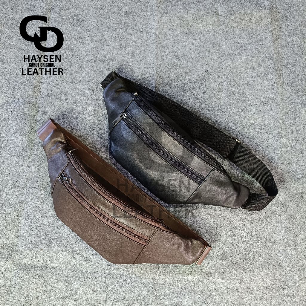 

Tas Selempang/Waistbag Kulit ORIGINAL GARUT