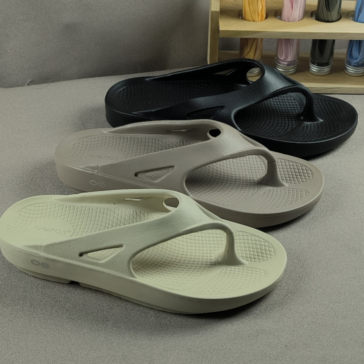 Sandal Kesehatan/Recovery Sandal Oofos bisa COD Ukuran 40-45 Super Empuk Full Karet Kenyamnan Ekstra