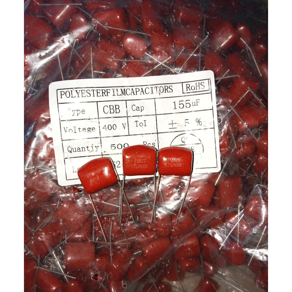 MILAR 155 J 400V MILAR 155 400V KAPASITOR MYLAR 400 VOLT Original