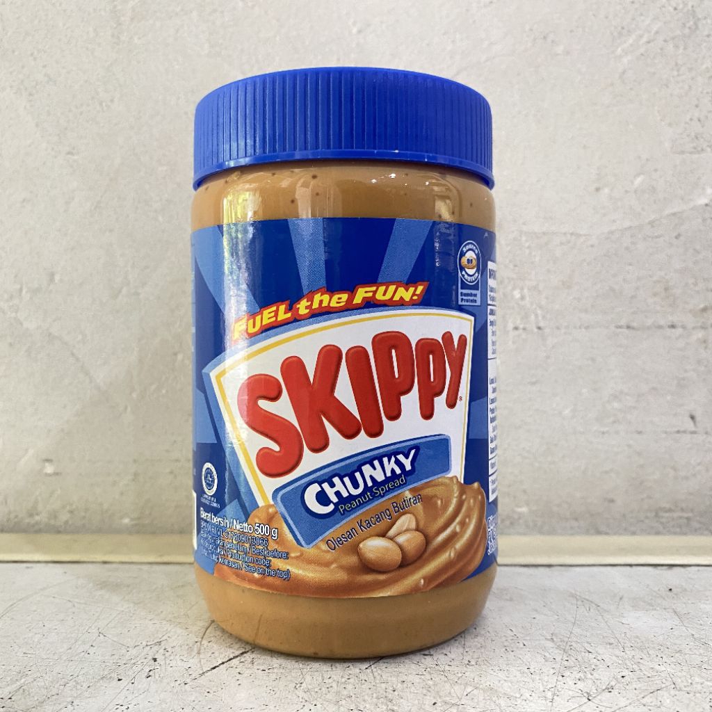 

Skippy peanut butter CHUNKY 500 gram | skippy selai kacang chunky | selai kacang