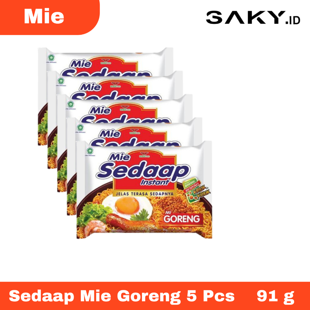 

Paket HEMAT Sedaap Mie Instant 5 Pcs