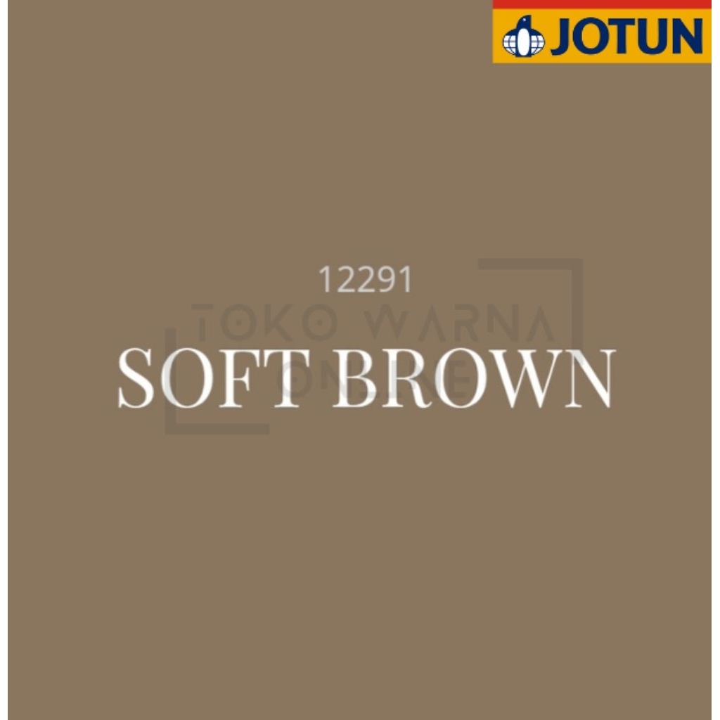 CAT TEMBOK EXTERIOR JOTUN SERIES - SOFT BROWN 12291 (GALON)