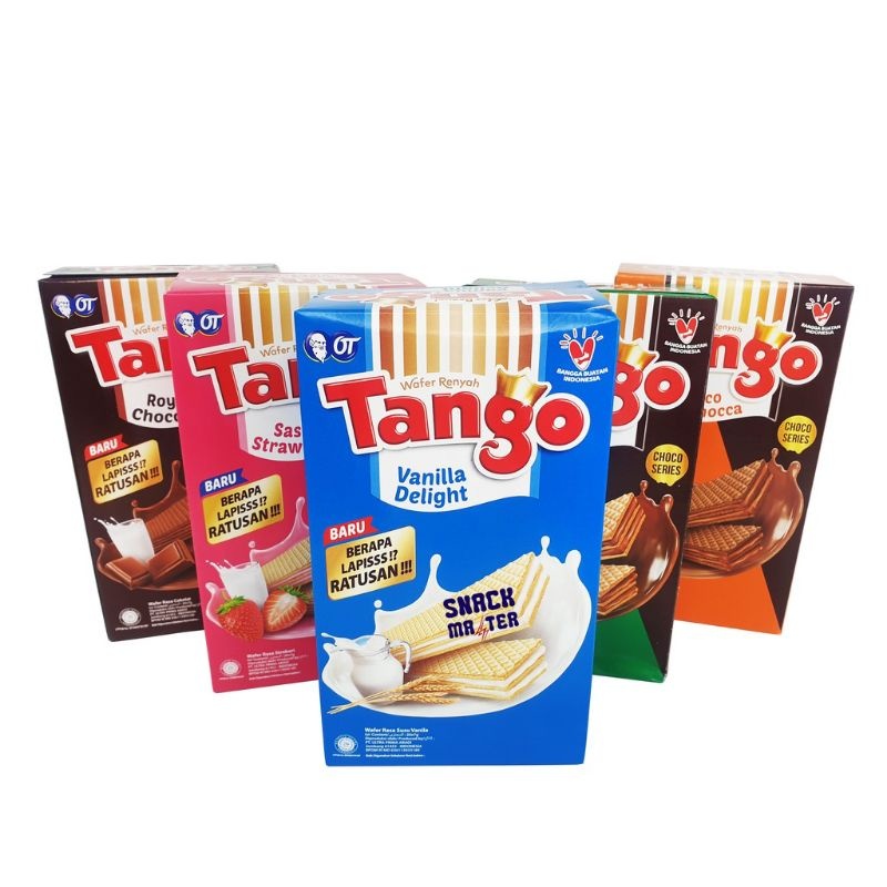 

Wafer Tango 500 20x5 gr 1 karton isi 12 box