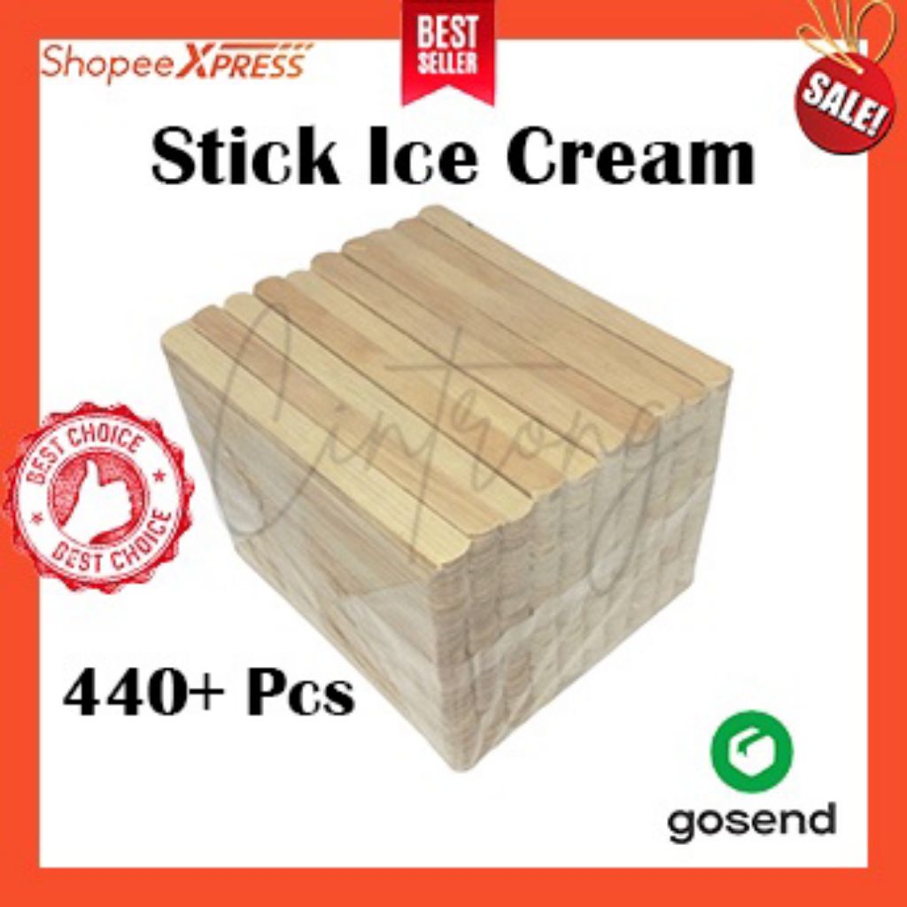 

stik es krim tebal 6mm kokoh kuat isi 500 pcs