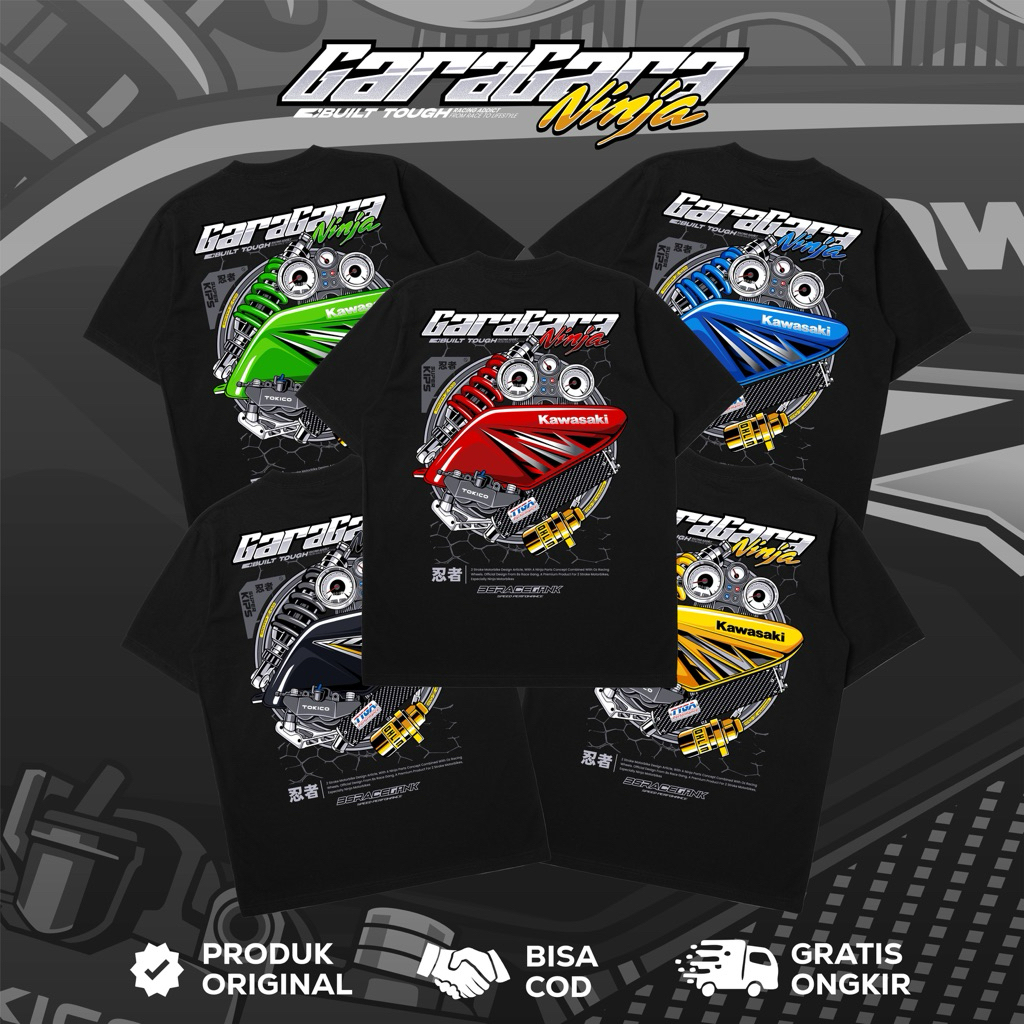Kaos Ninja 2Tak Two Stroke Atasan Kaos Racing Kawasaki Ninja 2Stroke Terbaru Kaos Two Stroke Ninjass
