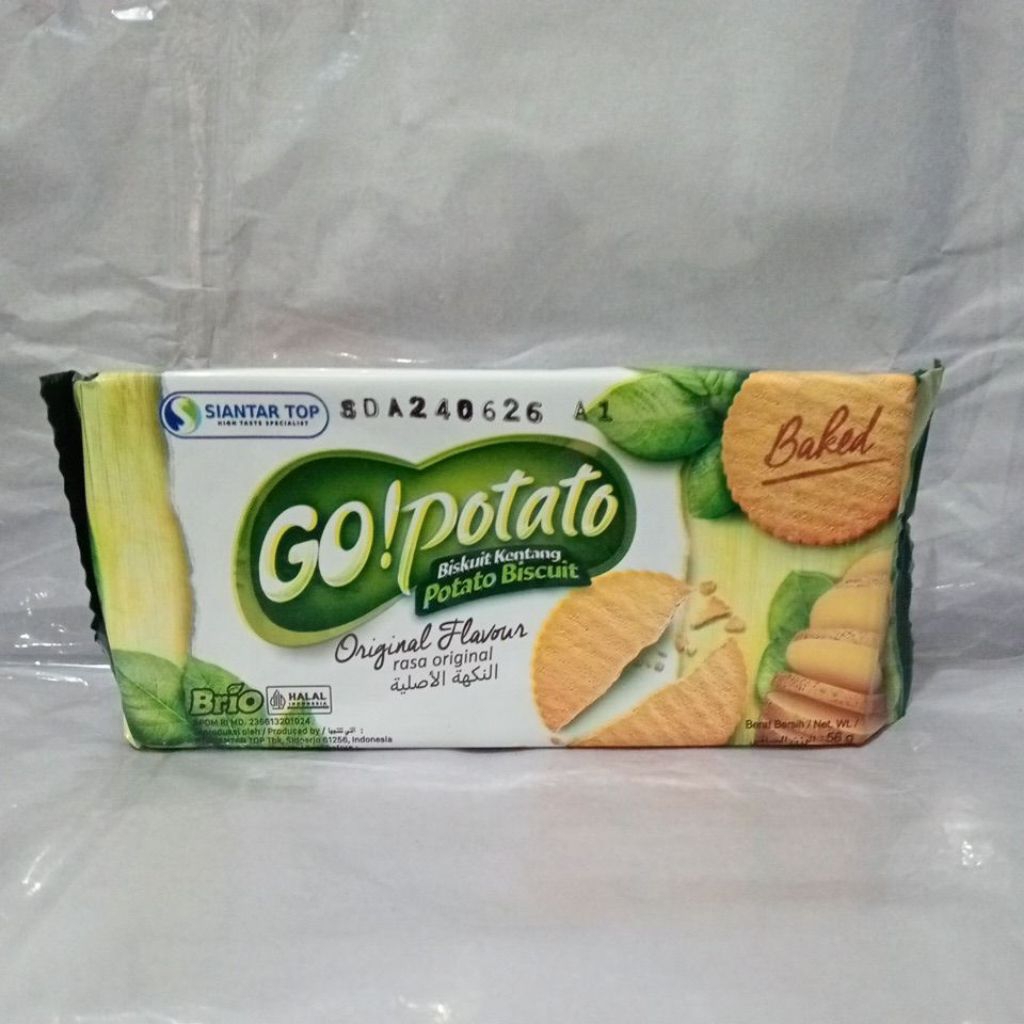 

Go!Potato Biskuit Kentang Original 56g