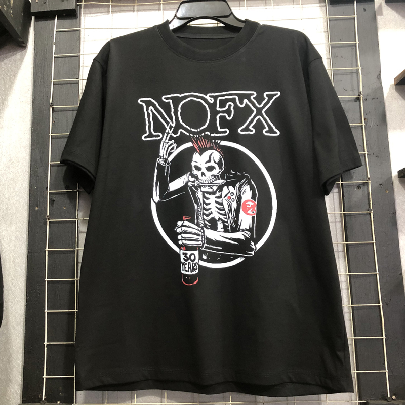 Kaos PUNK BAND NOFX 30 YearsTshirt Hitam Casual 100% Cotton Black | Size S M L XL XXL 3XL 4XL | Tees
