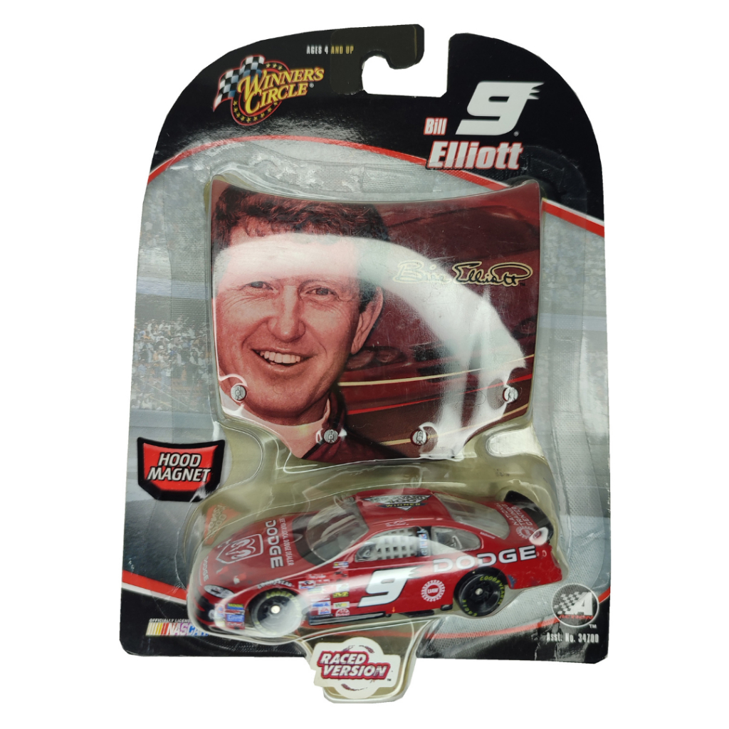 Nascar Diecast Winner's Circle 1:64 #9 Bill Elliott DODGE Dealers 2002 Brickyard 400 Raced Win Dodge