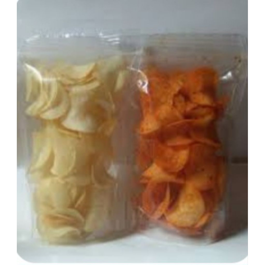 

keripik singkong pedas dan original