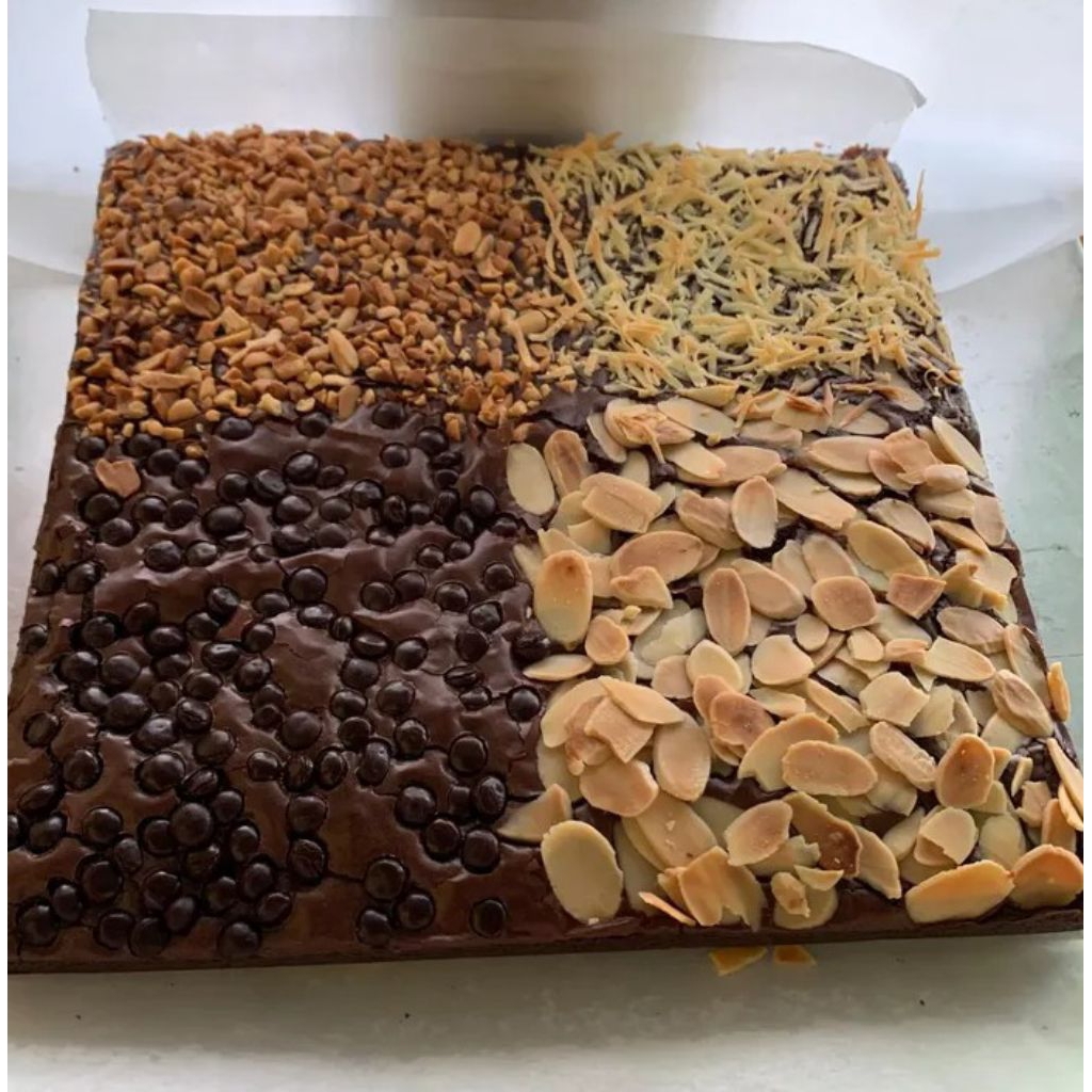 

Brownies panggang Choco chese almond