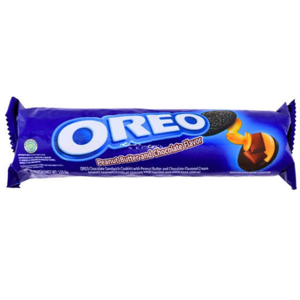 

Oreo Biskuit Sandwich Peanut Butter Chocolate 110 gram
