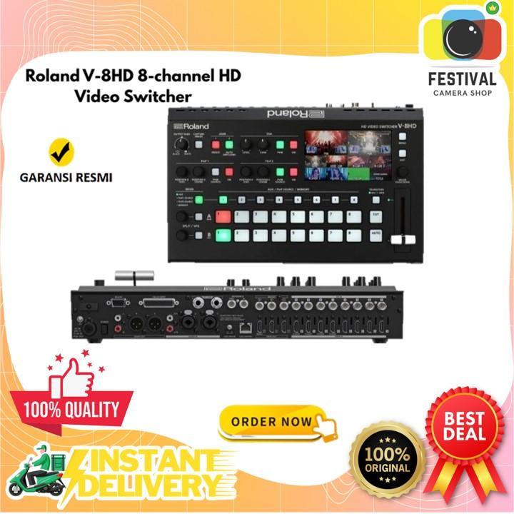 Roland V-8HD 8-channel HD Video Switcher Roland V8Hd Mixer Vidio - Distributor