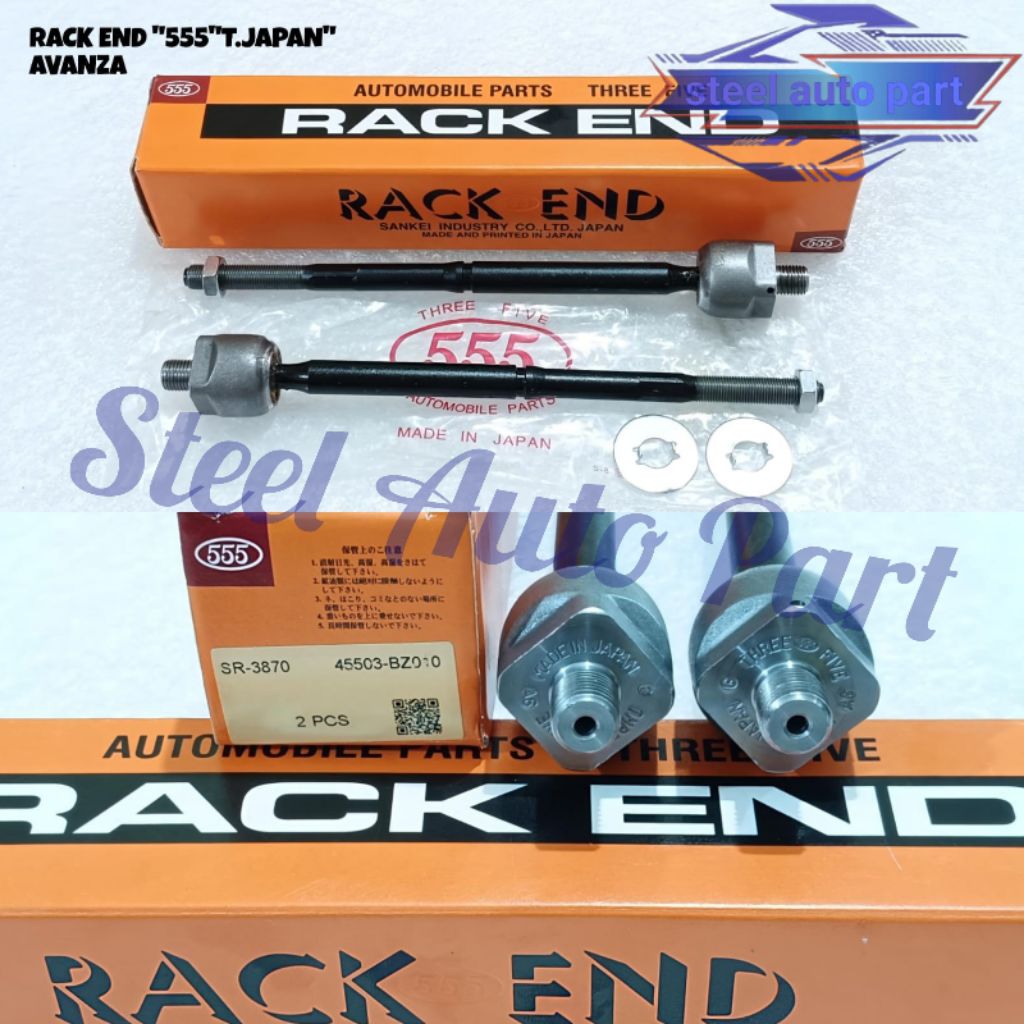 Rack End Long Tie Rod Avanza Old/Lama 555 Japan 1Set