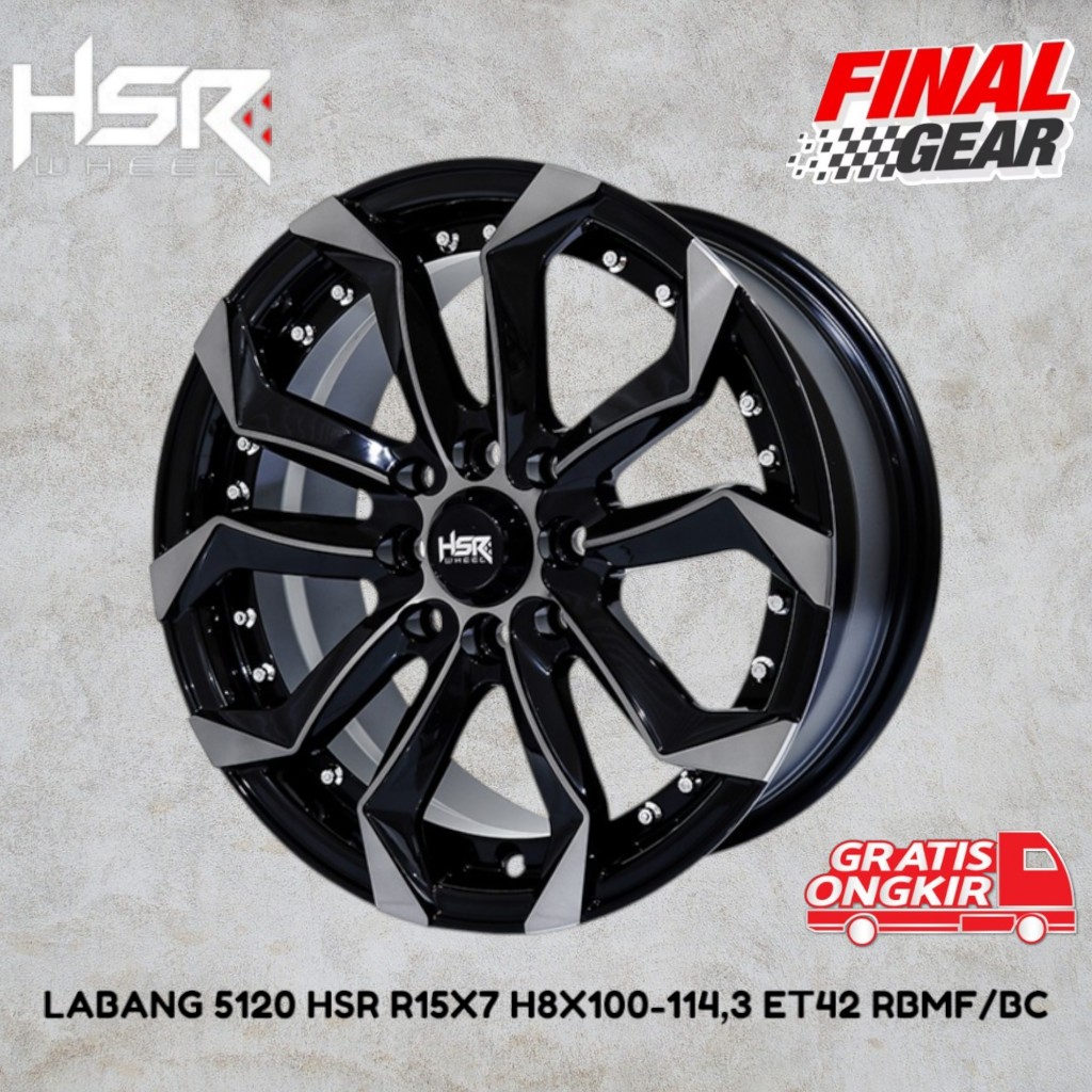 velg racing mobil brio jazz mobilio calya sigra ring 15 lubang 4x100/velg hsr ring15 terbaru