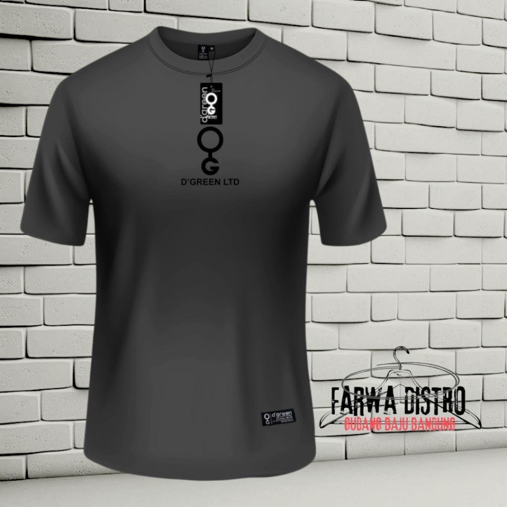 Gudang kaos Bandung D'Green/Original 100%/Premium