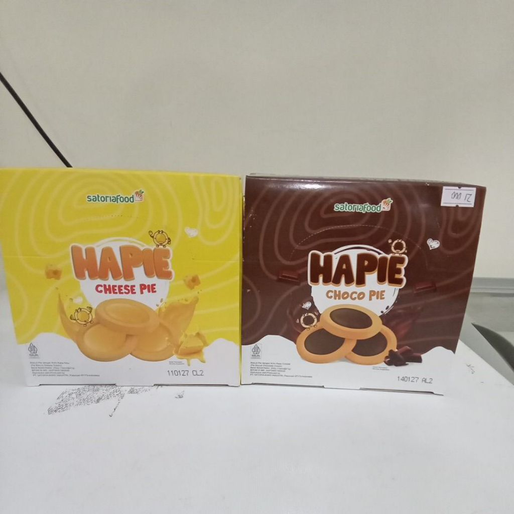 

satoria food hapie biskuit pie 252g(12pcs×21g)