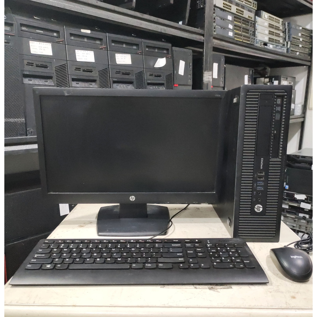 Termurah Paketan Pc Hp Elitdesk 700 G1 Dekstop Core i5 Monitor 19inch Like New