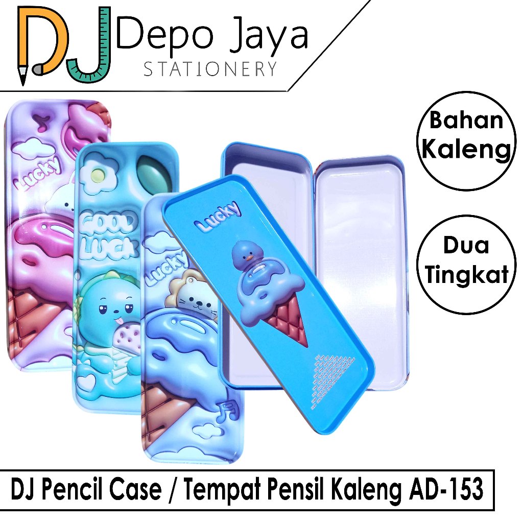 

DJ Pencil Case / Tempat Pensil Kaleng AD-153 - Tingkat 2