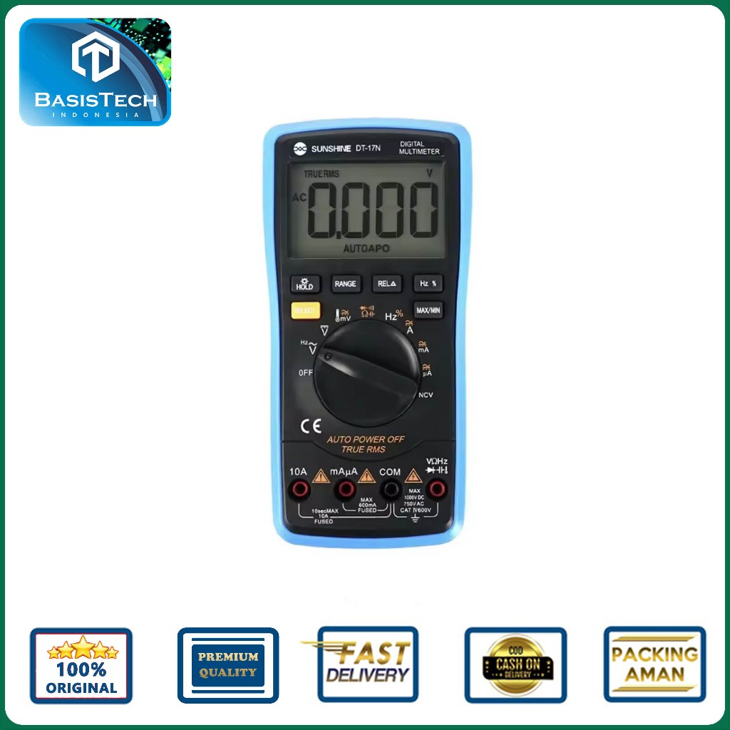 MULTITESTER DIGITAL - SUNSHINE DT-17N ORIGINAL