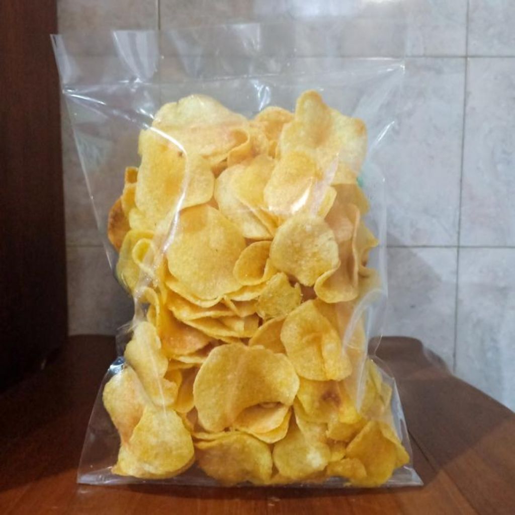 

Keripik Kentang Asin Gurih 150gr Enak Buat Cemilan Bikin Ketagihan