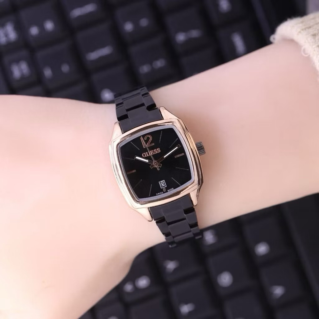 Jam tangan wanita rantai kotak terbaru Guess 4616