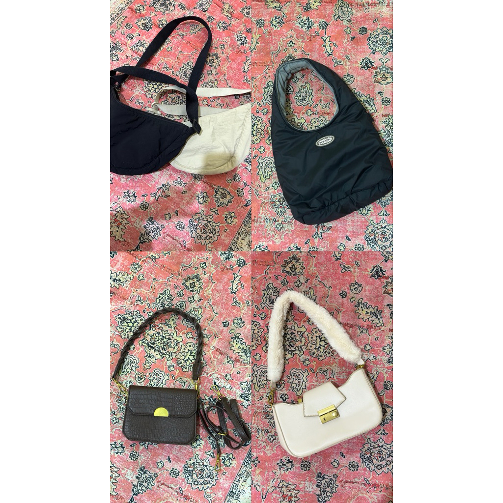 Tas Preloved Uniqlo, Pomelo dll