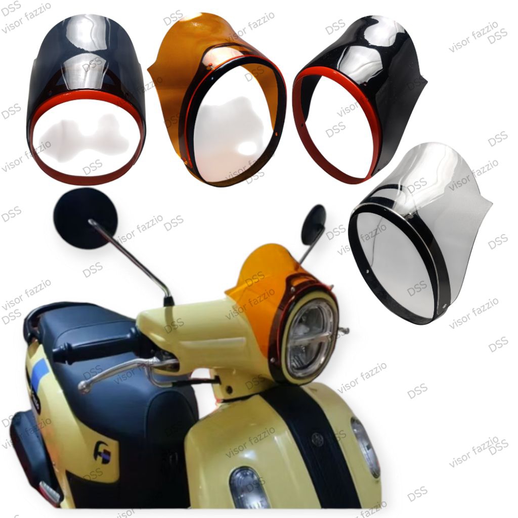 visor fazio cover headlamp fazio topi fazio winshil fazio ws visor lampu fazzio