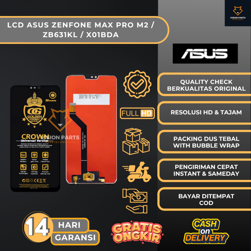 LCD ASUS ZENFONE MAX PRO M2 / ZB631KL / X01BDA