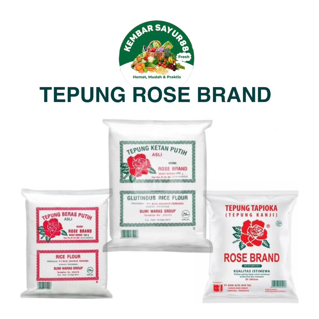

Tepung Rose Brand Tepung Beras/Tapioka/Ketan - kembarsayur88