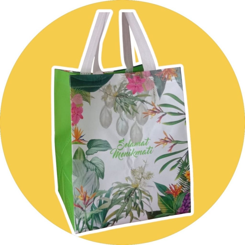 

Tas Hajatan laminasi isi 60 pcs/ 5 lusin ukuran 22 x 22 tinggi 30 cm/tas kado/tas souvenir