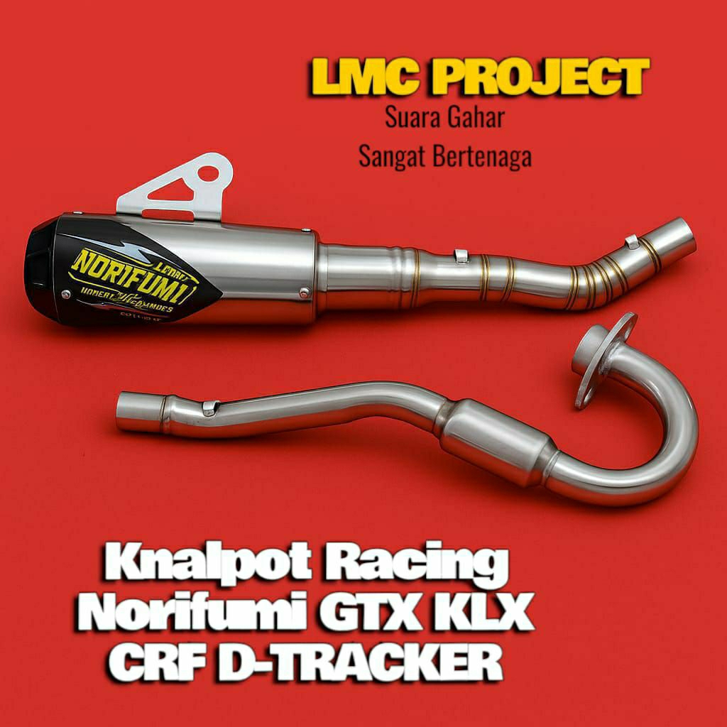 Knalpot Racing Gtx Crf 150l Dtracker 150 Klx 150 Norifumi GTX-PRO