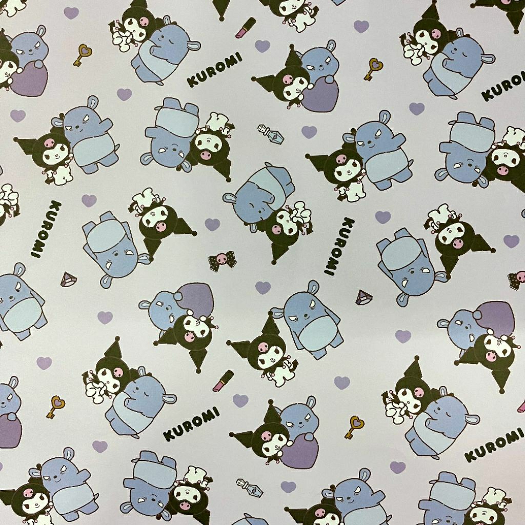 

Kertas Kado Sansan Wawa Kuromi / Kertas Kado Sanwa Sanrio / Kertas Kado Motif Kuromi - K4