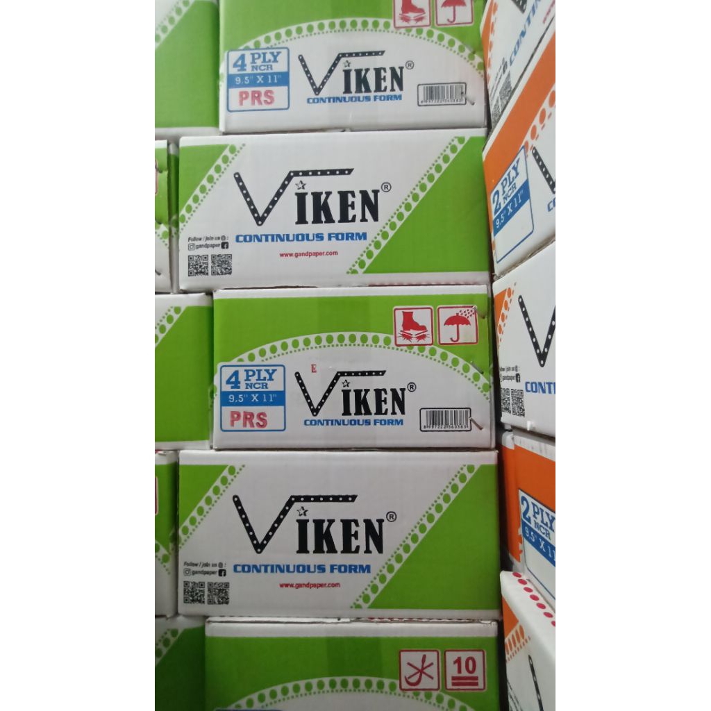 

Kertas Continous Form 9 1/2 x 11 4 ply dan 4 ply bagi 2 VIKEN