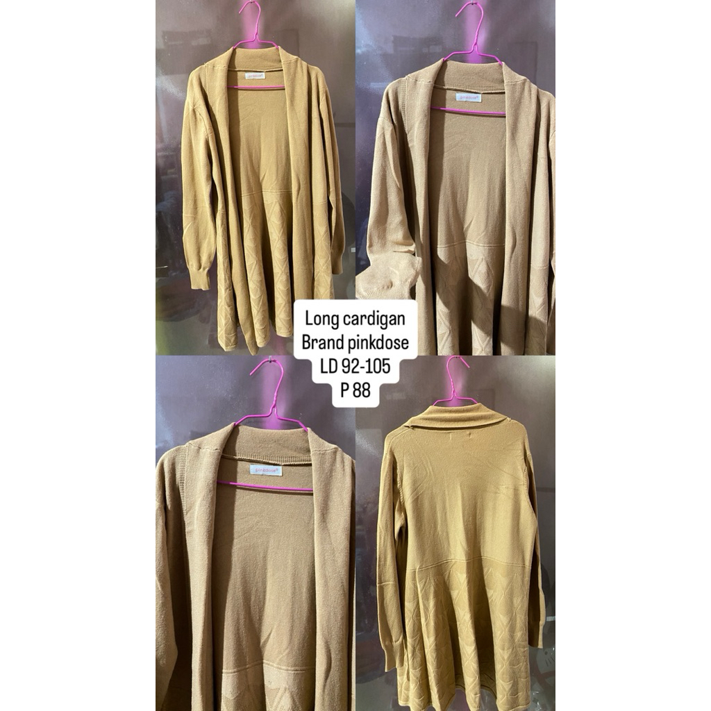 (Preloved) Cardigan Pinkdose