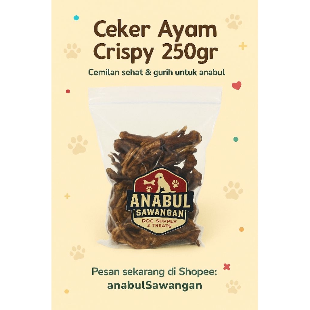 

ceker ayam dry crispy 200gr
