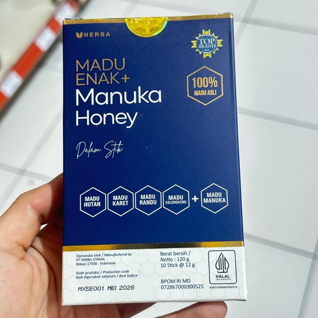 

Herba Madu Enak+ Manuka Honey Sachet Stik 10x12gram