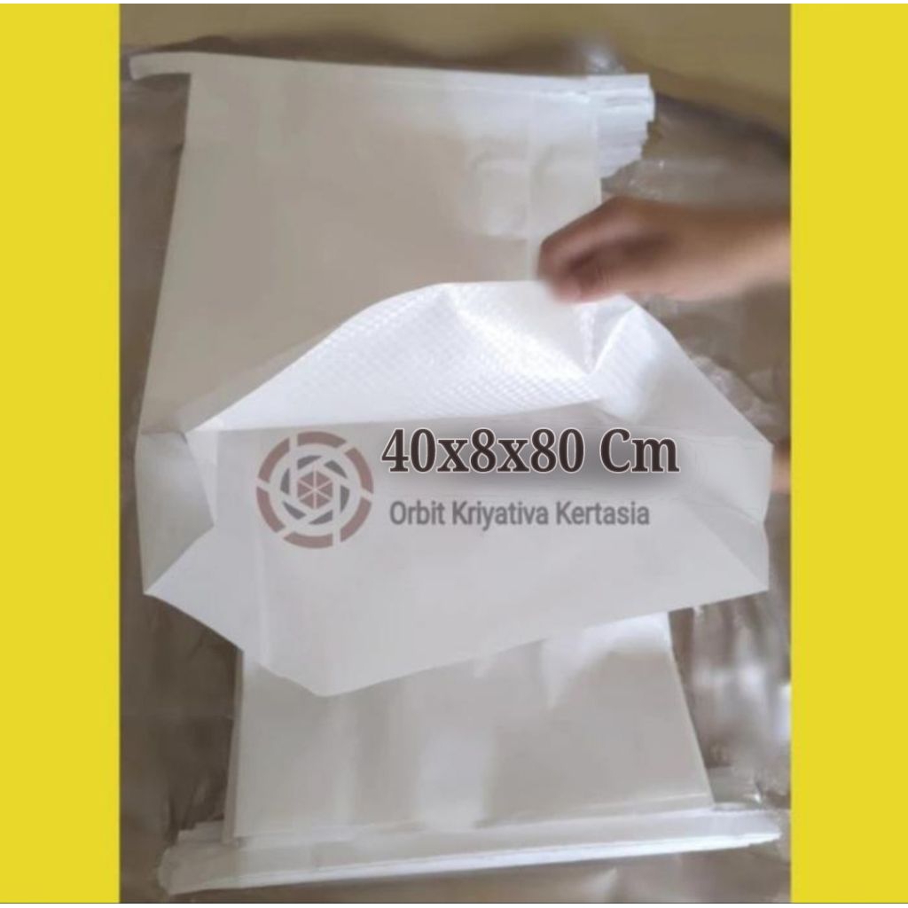 

Sack Noblen Putih 40x8x80 Cm 25 Liter Powder 25 Kg Karung Kraft Laminasi Woven